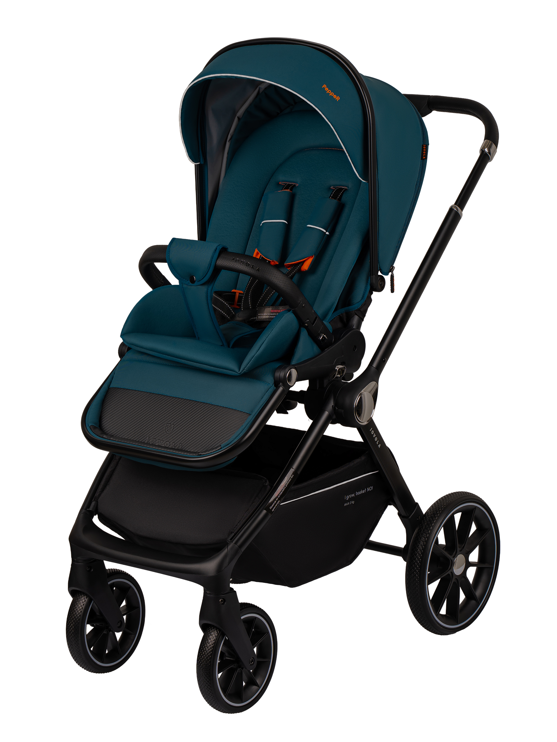 Коляска 3в1 JOVOLA Pepper 3в1 зеленый - фото 22