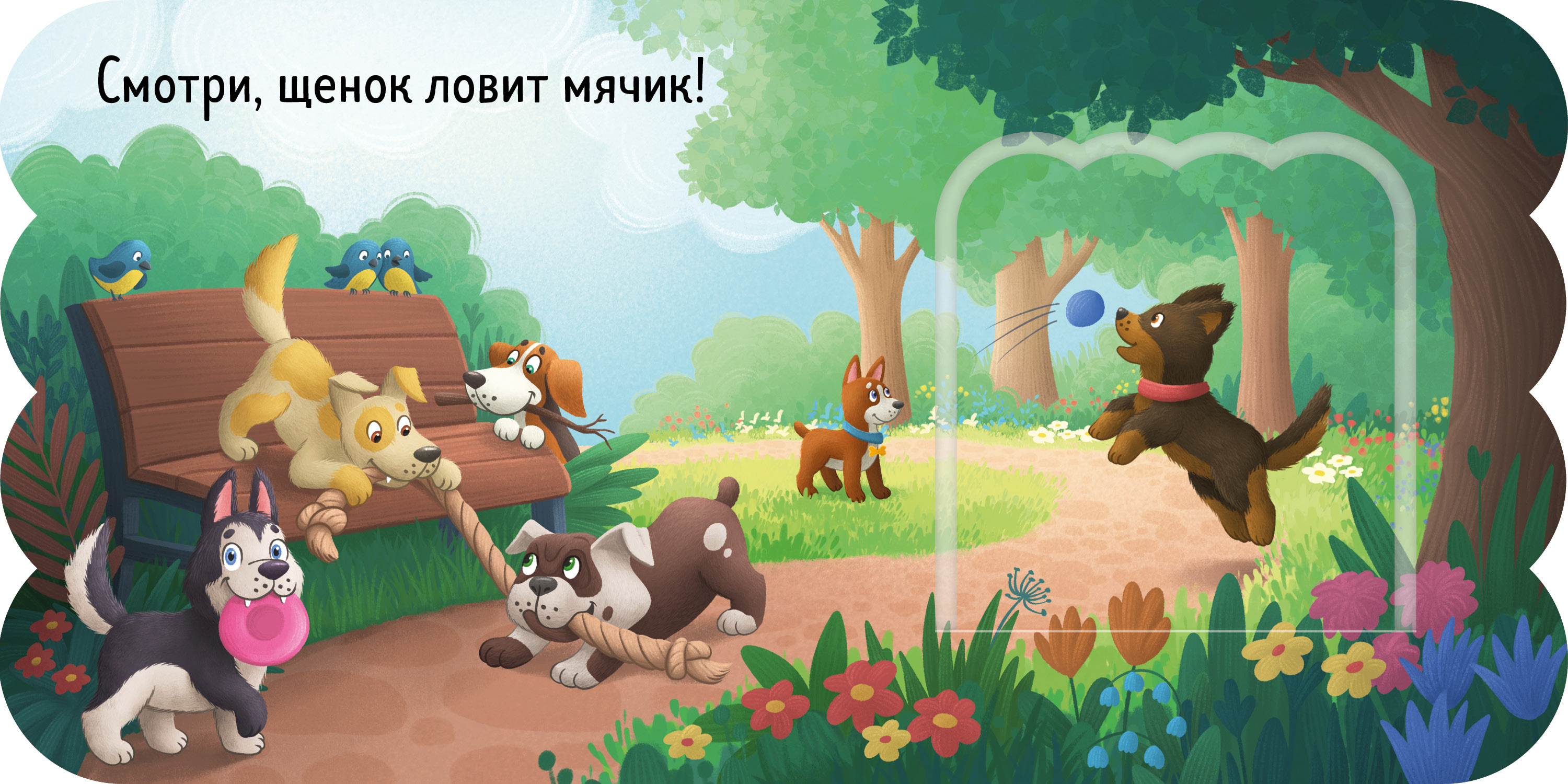 Щенки Clever Книжка с окошками - фото 3