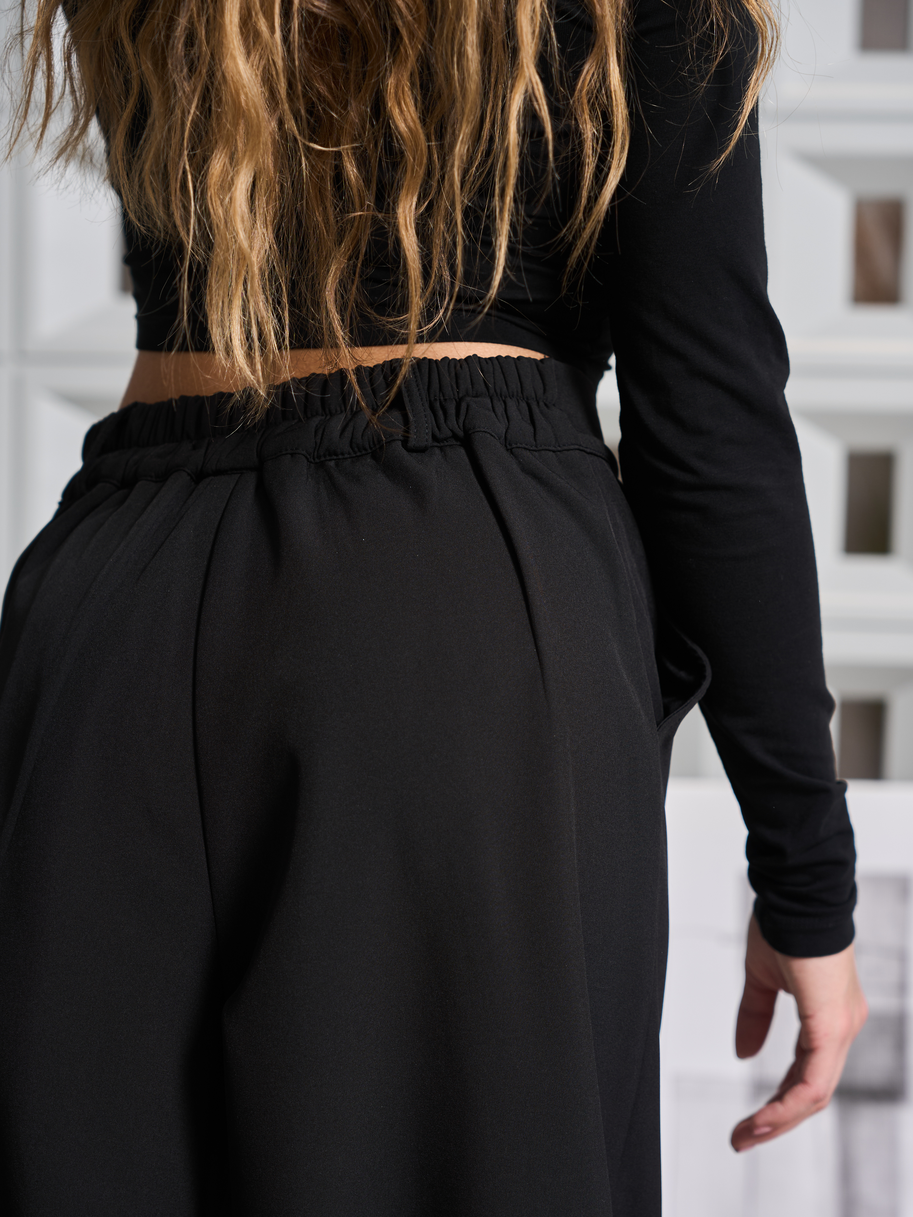 Брюки-палаццо СИНЯЯ МОДА WF1012B-H39 - фото 15