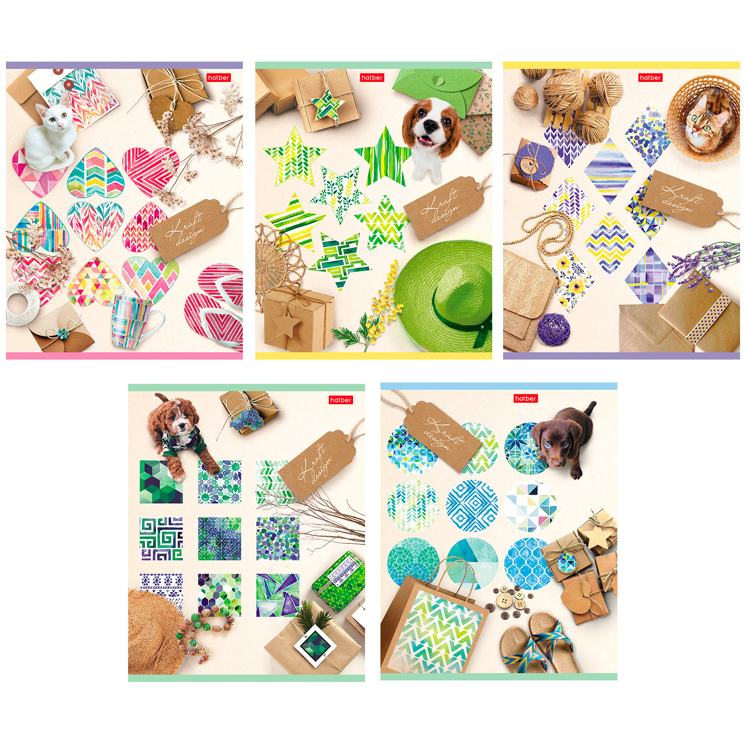 Общая тетрадь Hatber клетка 48 лист. в ассортименте - фото 1