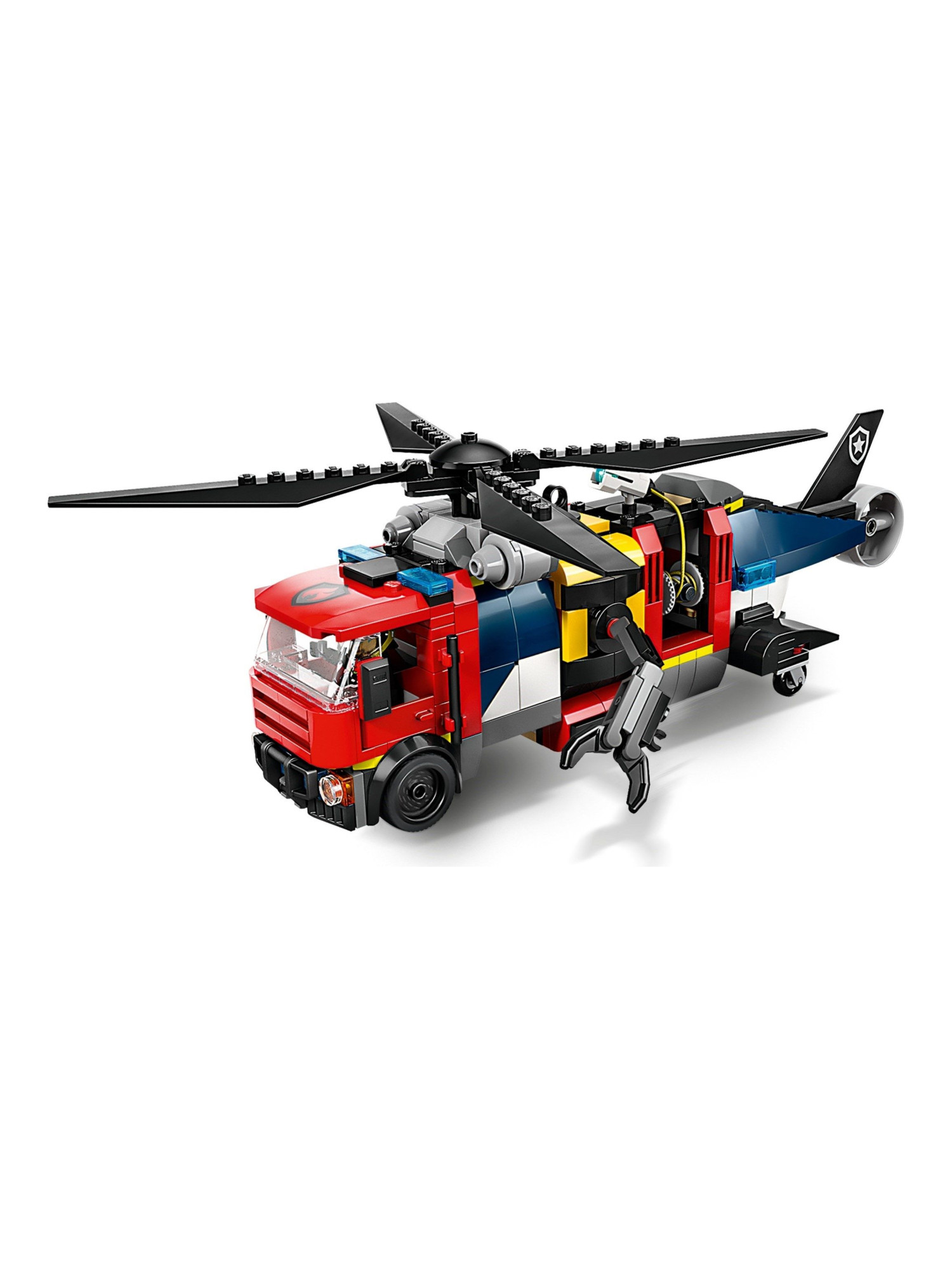 Конструктор LEGO City Вертолет, пожарная машина 874 дет. - фото 9