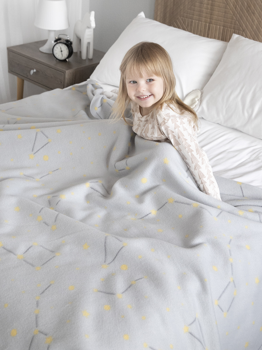 Плед Baby Nice Созвездия 100 x 140 см флис - фото 3