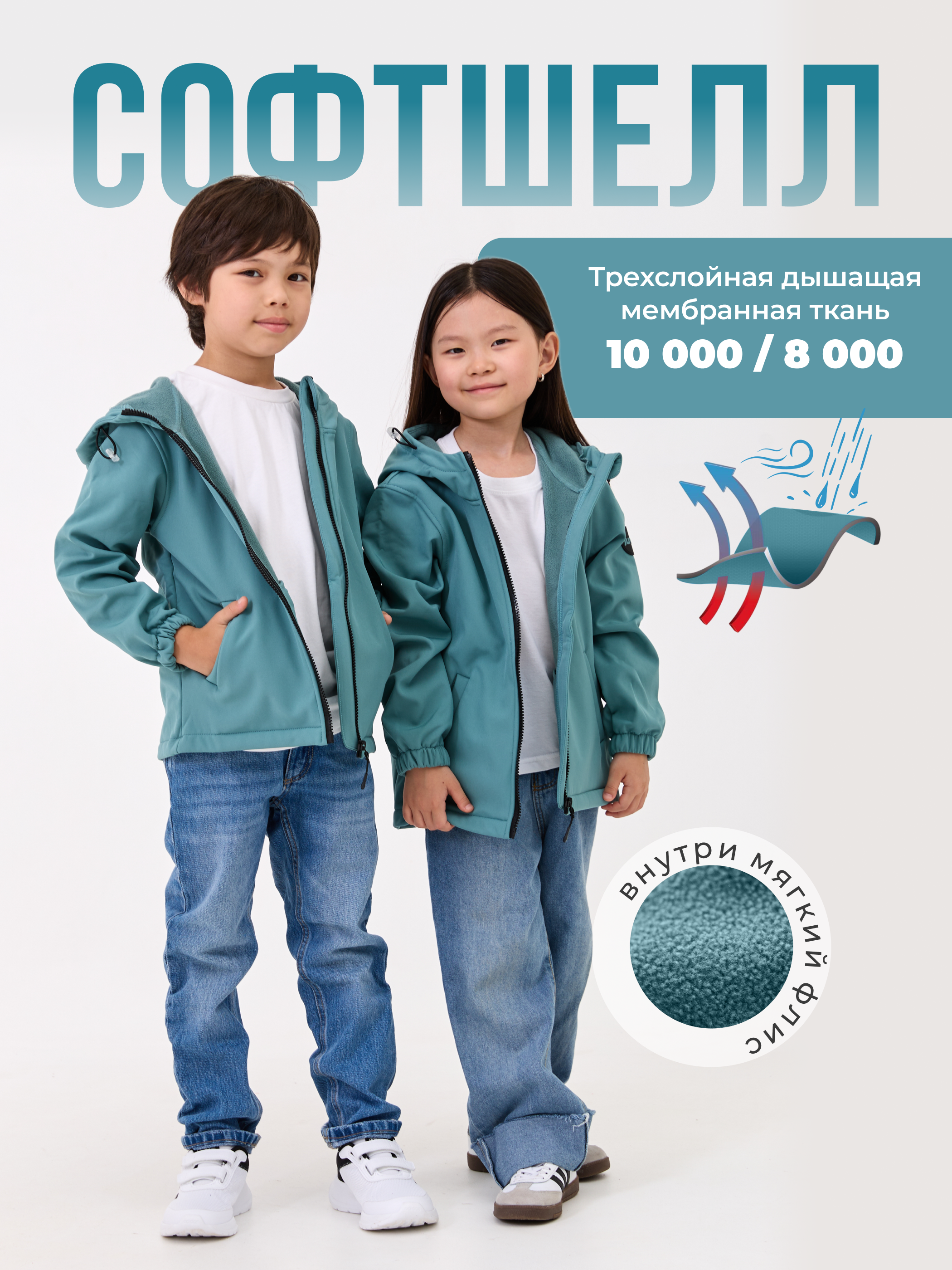 Ветровка JUVIS 5027сш голубой - фото 19