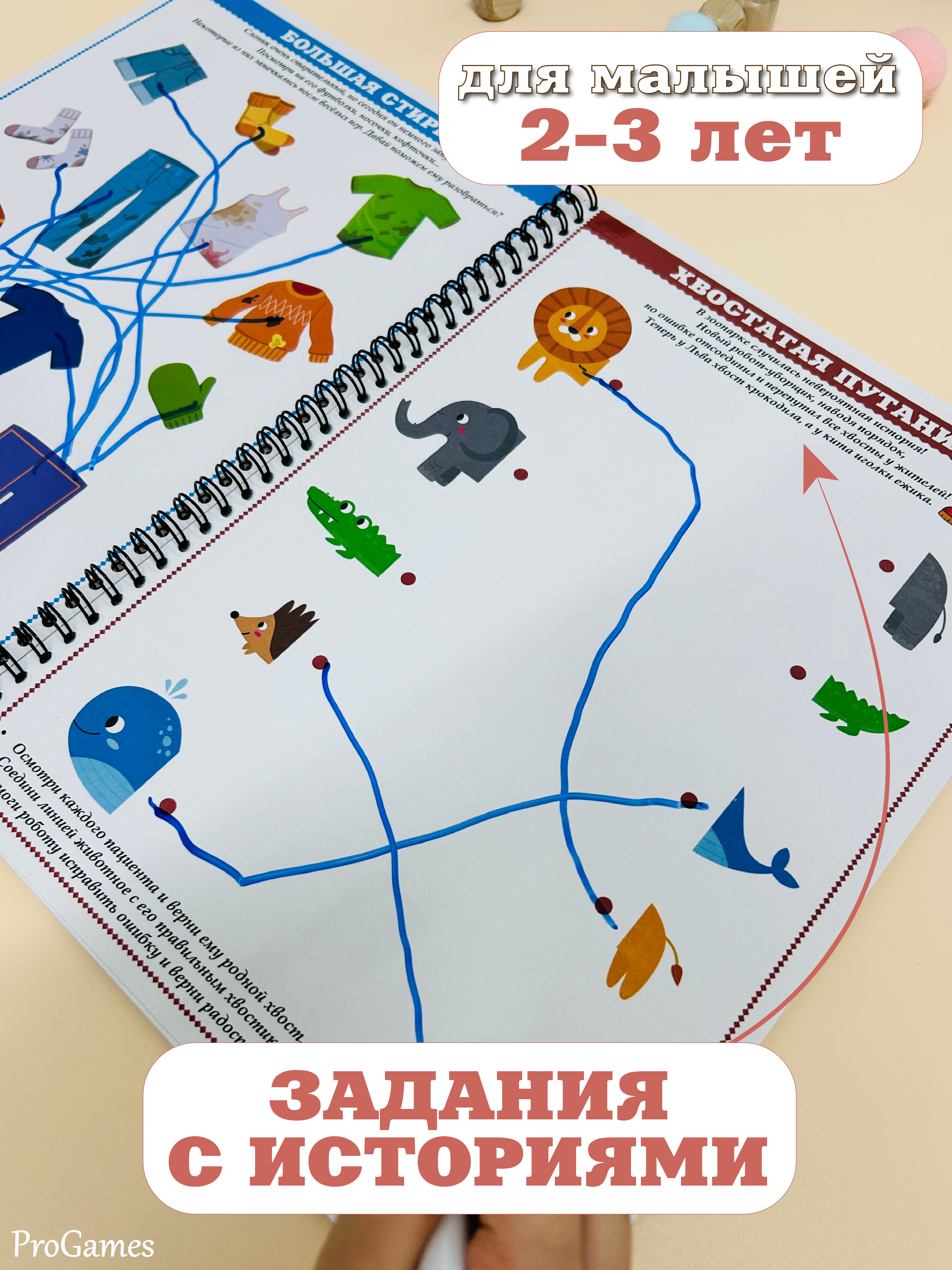 Настольная игра ProGames Пиши и стирай 2-3 года - фото 2