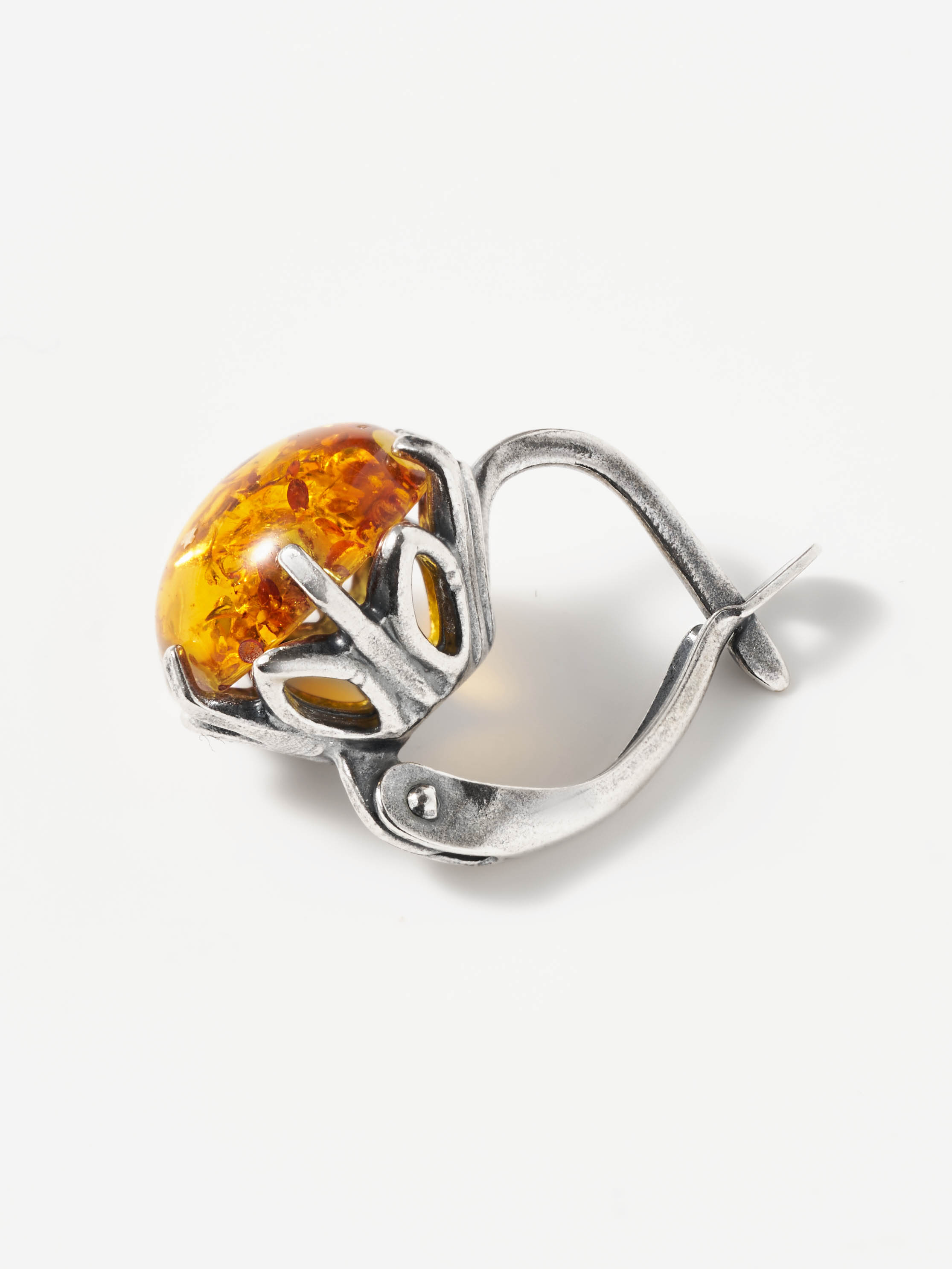 Серьги Shine and Beauty 80296-66-с-янтарькоричневый - фото 6