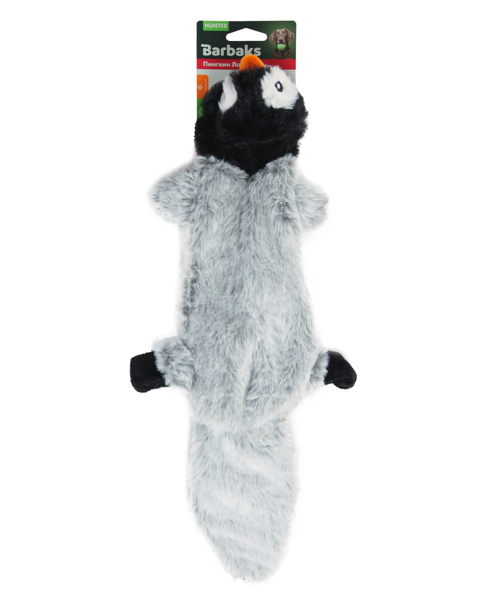 Игрушка для собак Barbaks Пингвин Ло пищит шуршит 45см - фото 7