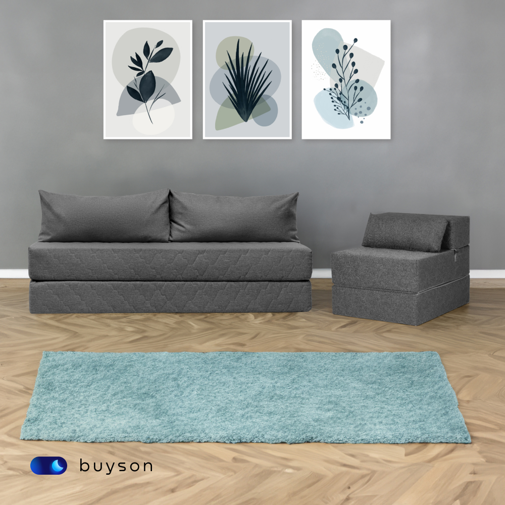 Кресло buyson BuyDream серый - фото 10