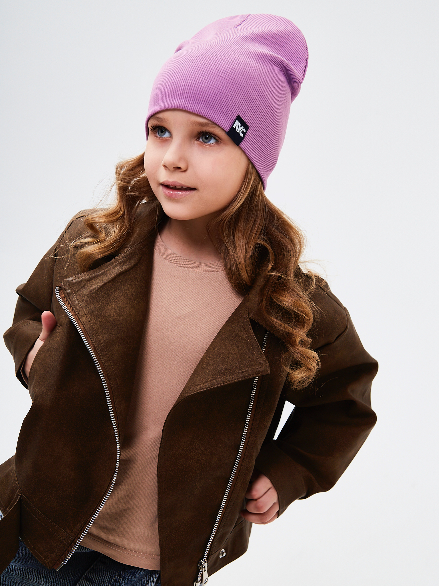 Шапка NYCkids NYC-H-069-KashG-purp - фото 13