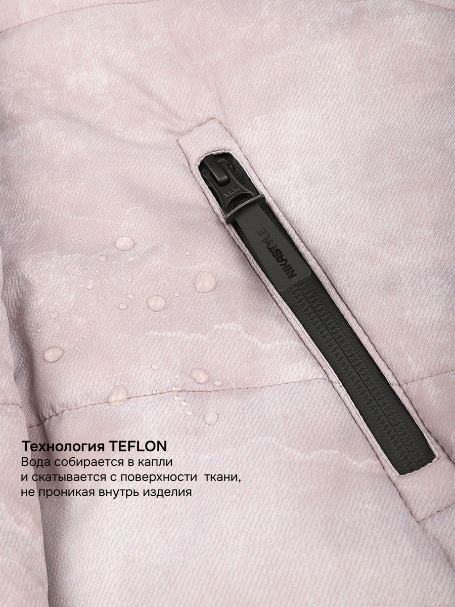 Пальто NIKASTYLE 6з7425 пудра - фото 11