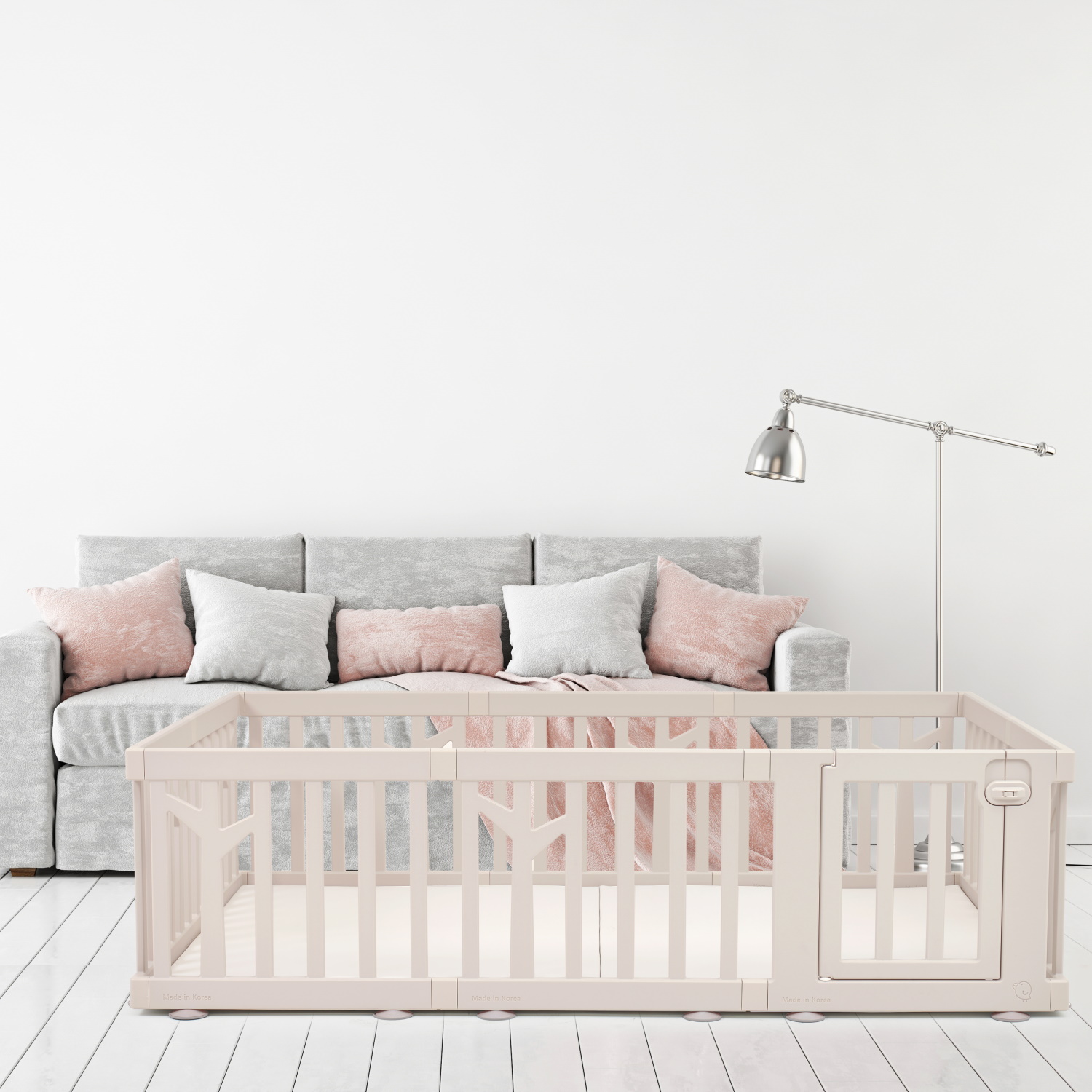 Детский манеж Ifam Birch бежевый IF-191-BBR-BB10D - фото 14