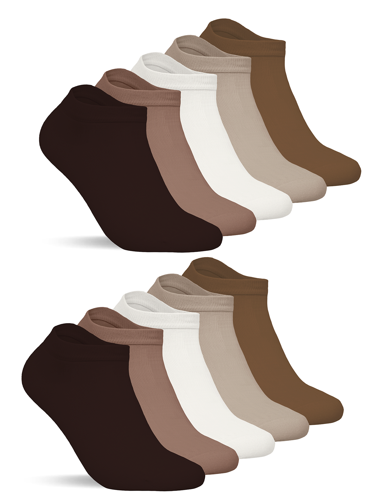 Носки 10 пар Новомосковский трикотаж 19/10/Ассорти - фото 1