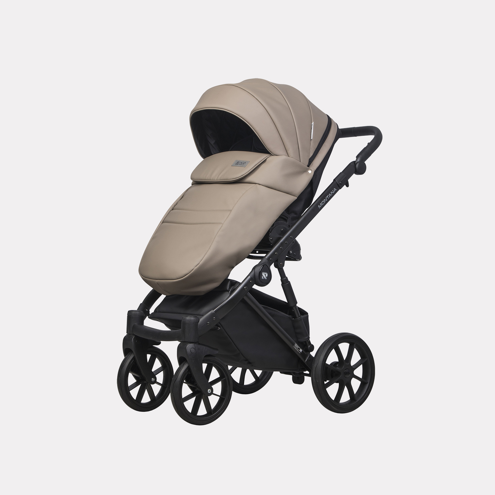 Коляска 3в1 Riko Basic Montana Ecco бежевый - фото 6
