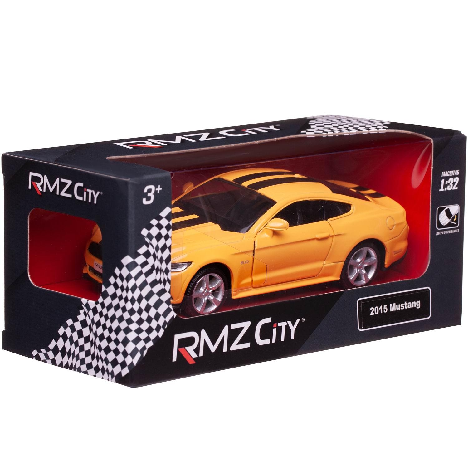 Автомобиль Uni-Fortune Ford 1:32 554029C-YL - фото 2
