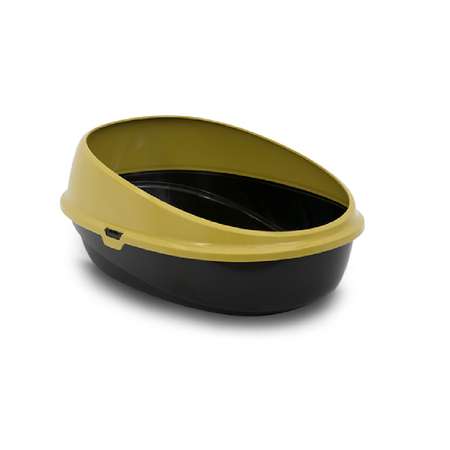 Туалет для кошек Lilli Pet de Luxe XL 59х39.5х23 см горчичный