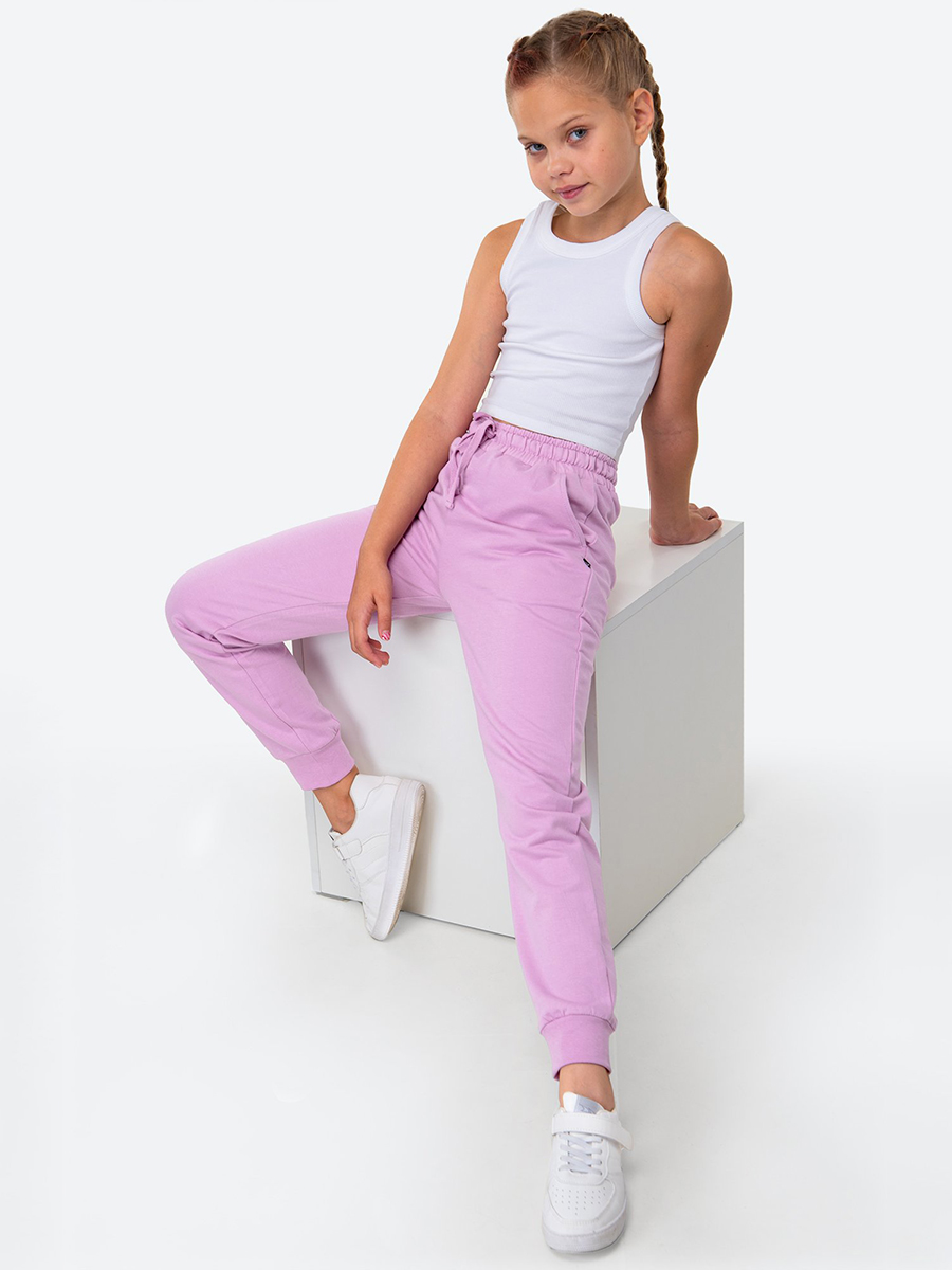 Брюки HappyFox HFTAK4415лиловый - фото 2