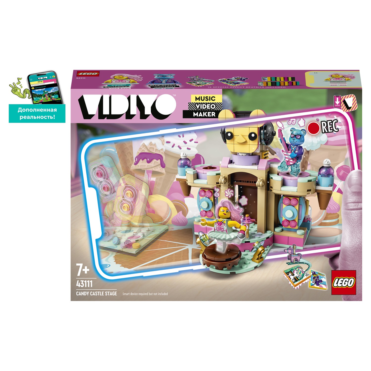 Конструктор LEGO VIDIYO Candy Castle Stage - фото 2