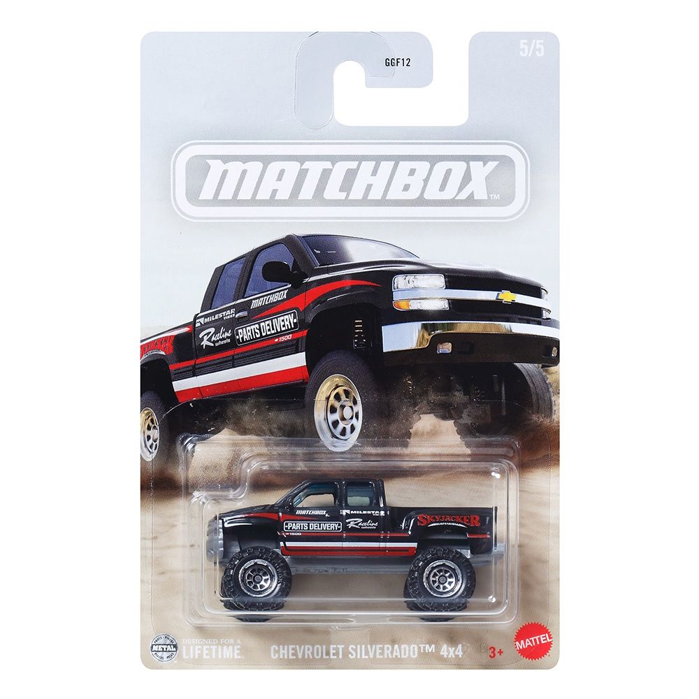 Автомобиль Matchbox Chevrolet Chevrolet Silverado 1:64 GGF12 - фото 2