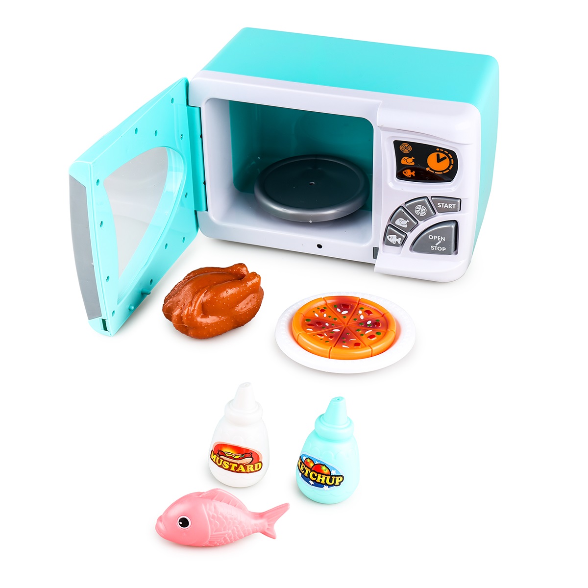 Игрушка QUN FENG TOYS микроволновка - фото 4