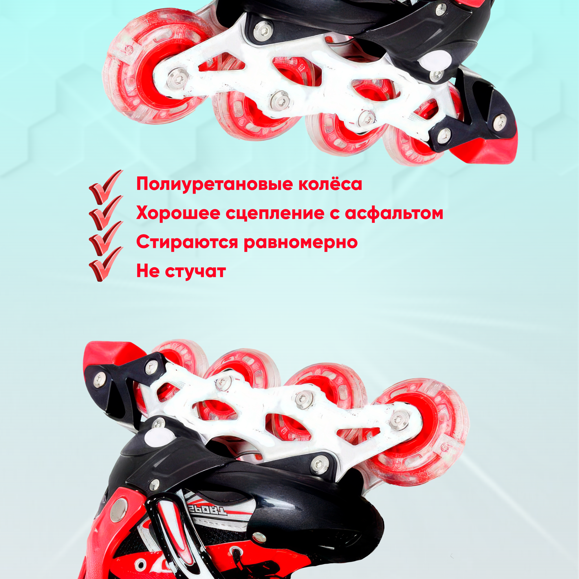 Роликовые коньки OnHand S 31-34 - фото 6