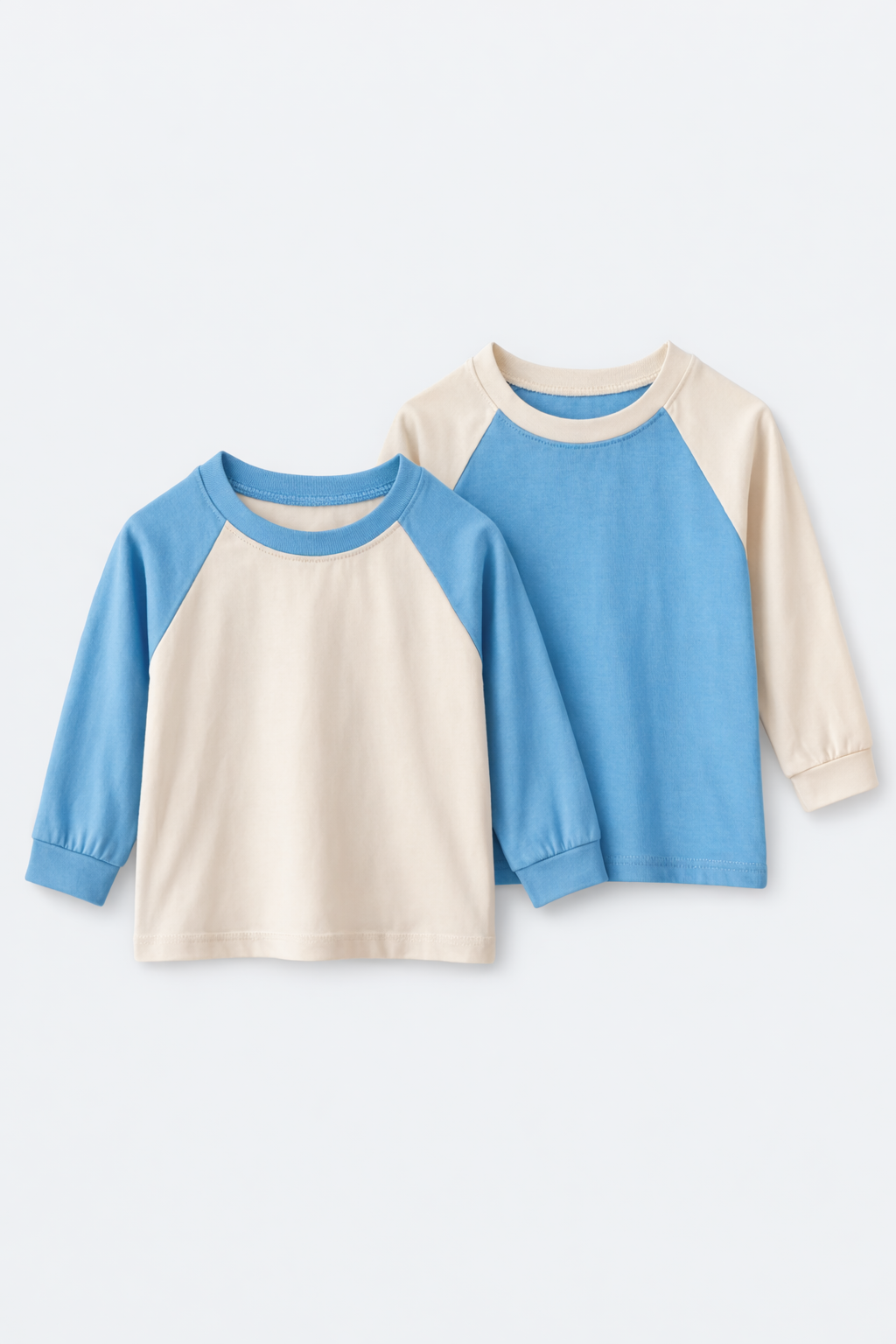 Лонгслив 2 шт Супер Пупс лонг/2шт/рукав/голубой - фото 1