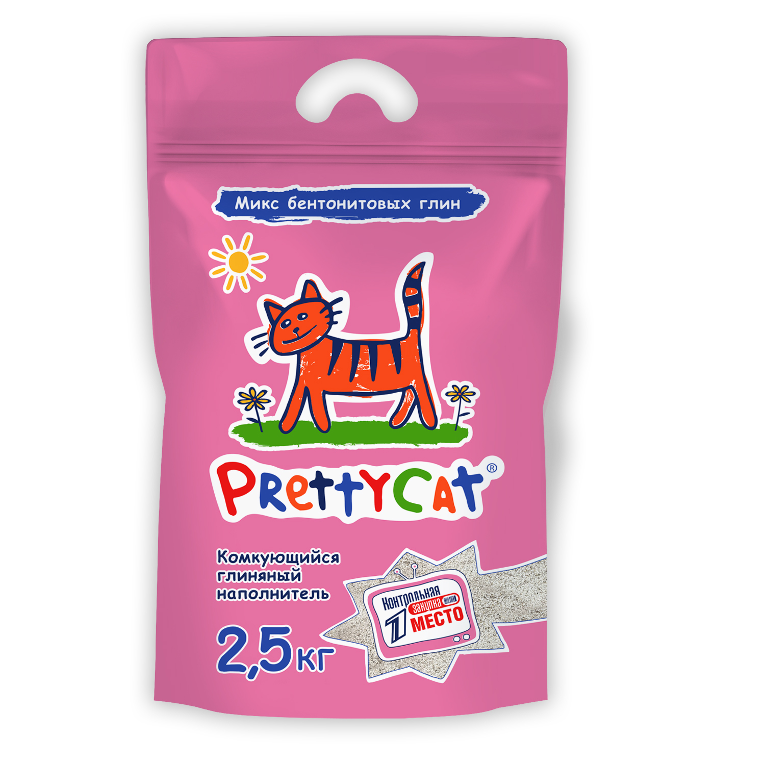 Наполнитель для кошек PrettyCat Euro Mix комкующийся 2.5кг - фото 2