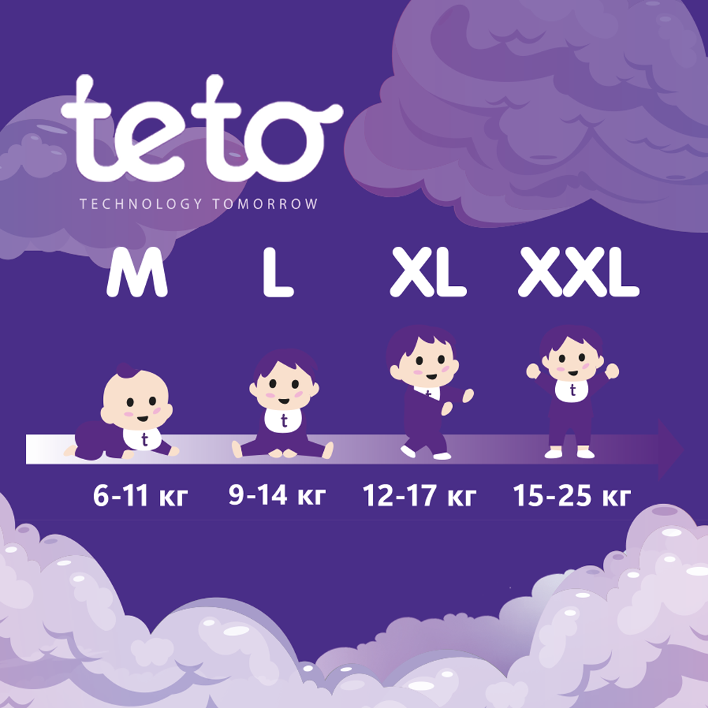 Трусики TE-TO XXL 16 шт. - фото 2