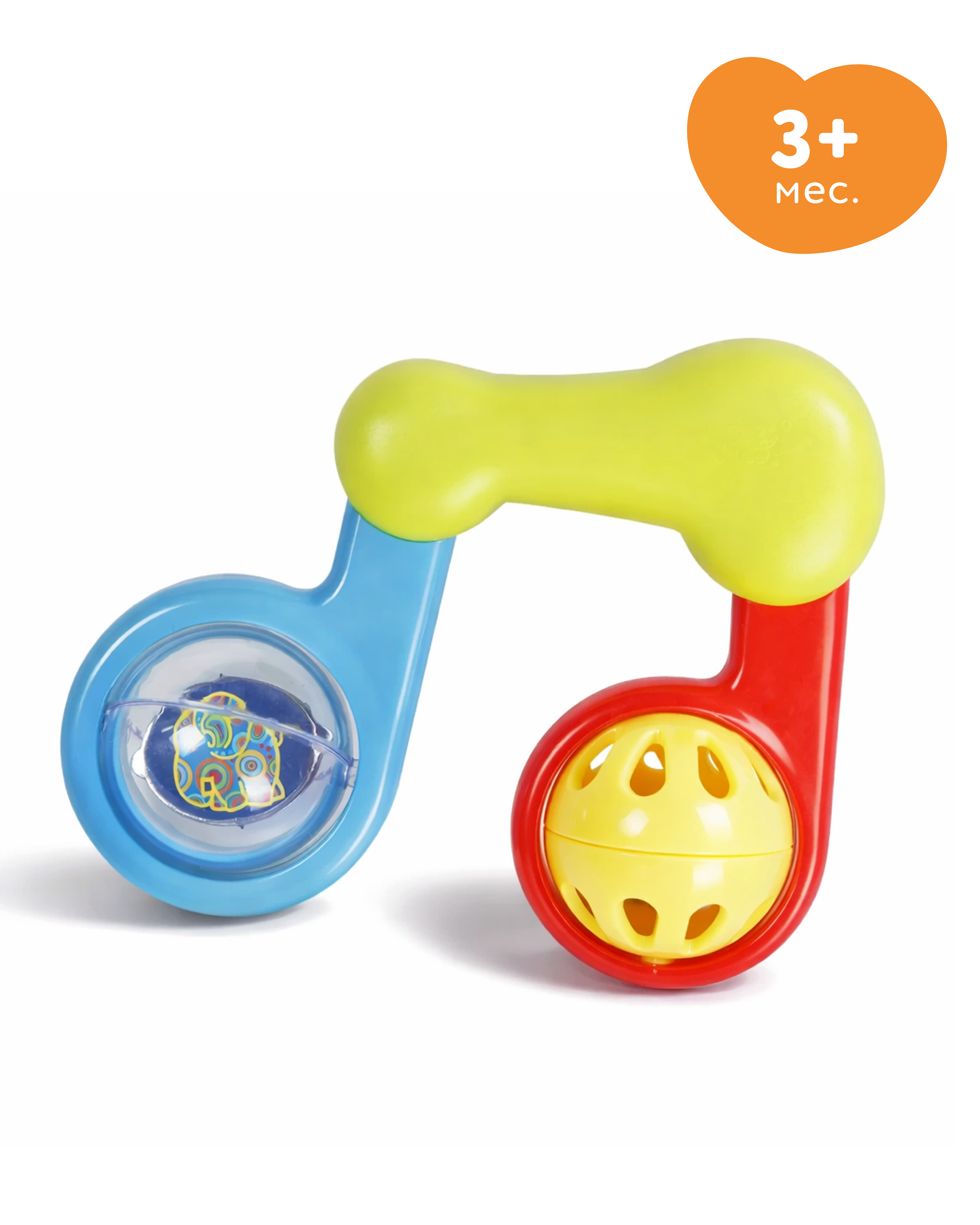 Изображение товара Погремушка BabyGo Ноты яркая развивающая игрушка для малышей