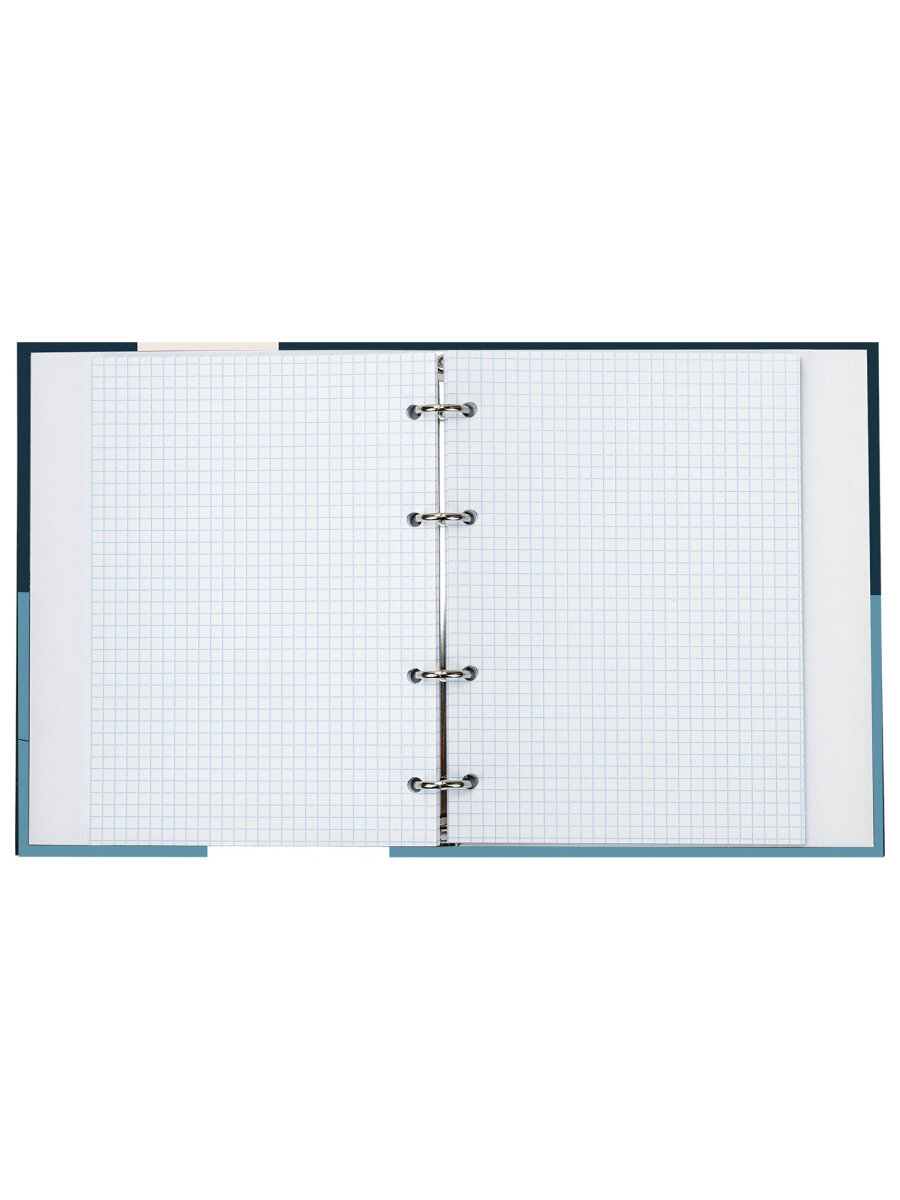 Тетрадь со сменным блоком Brauberg клетка 120 лист. - фото 6