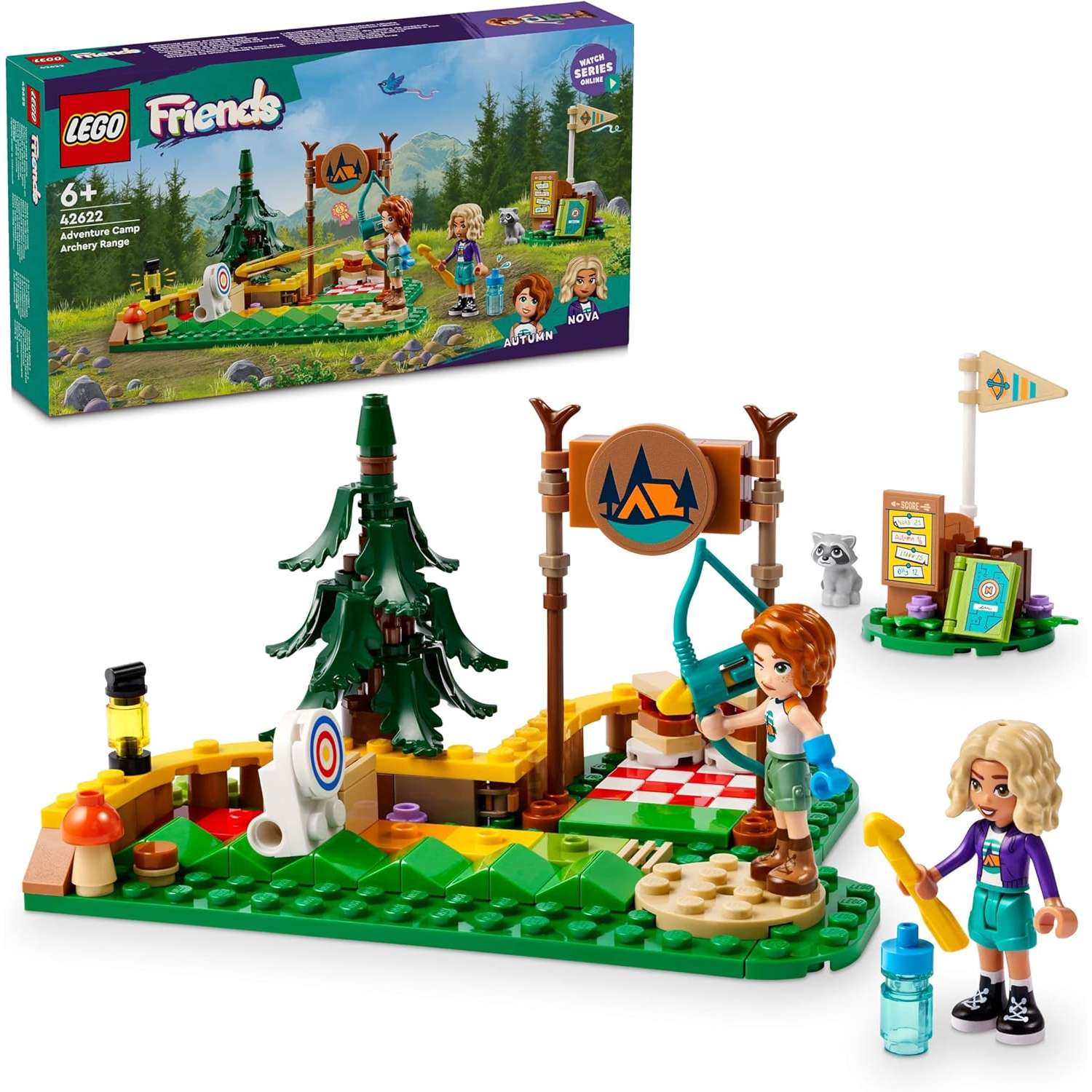 Конструктор LEGO Friends Лагерь Стрельба из лука 157 дет. - фото 1