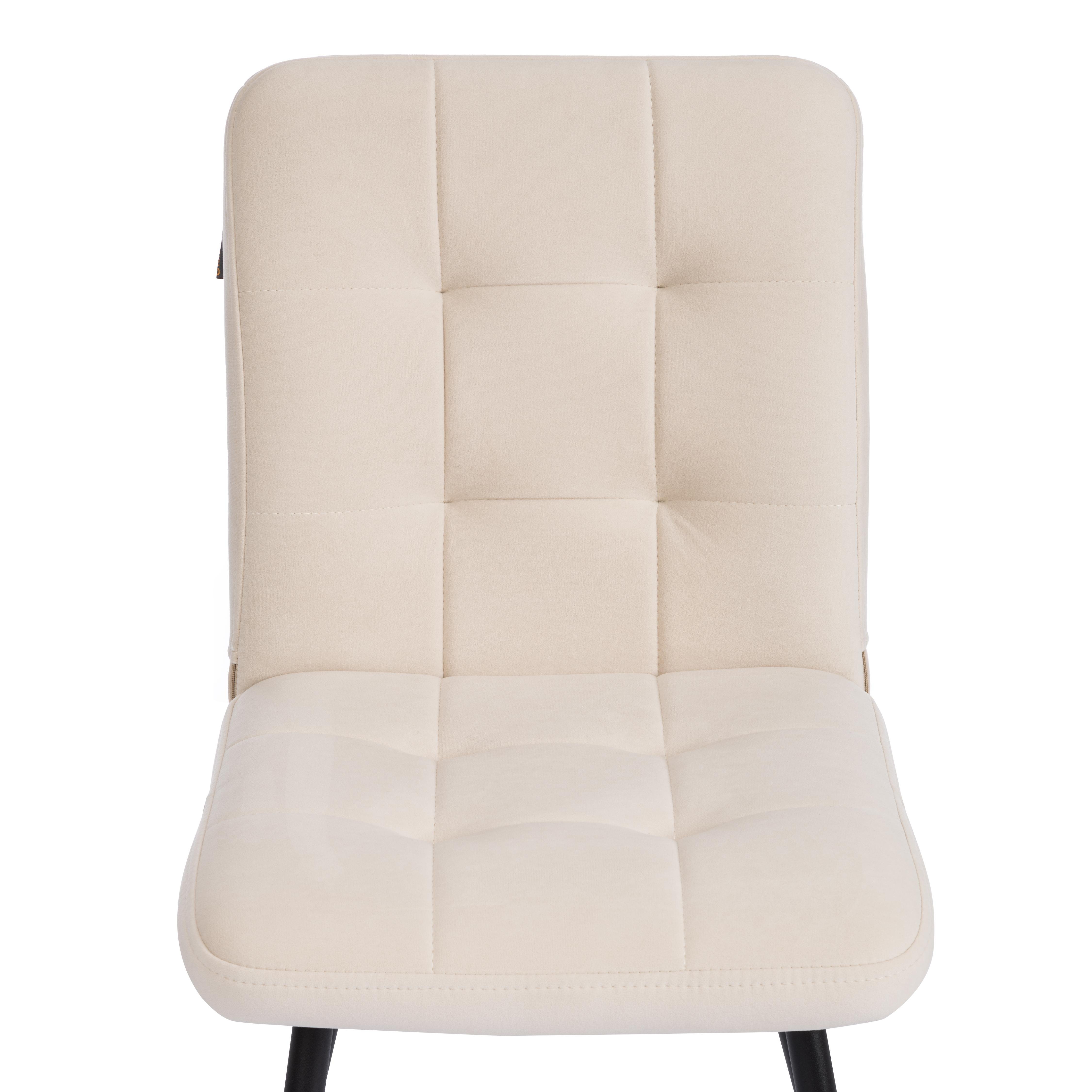 Стул TETCHAIR Medeo флок , молочный - фото 7