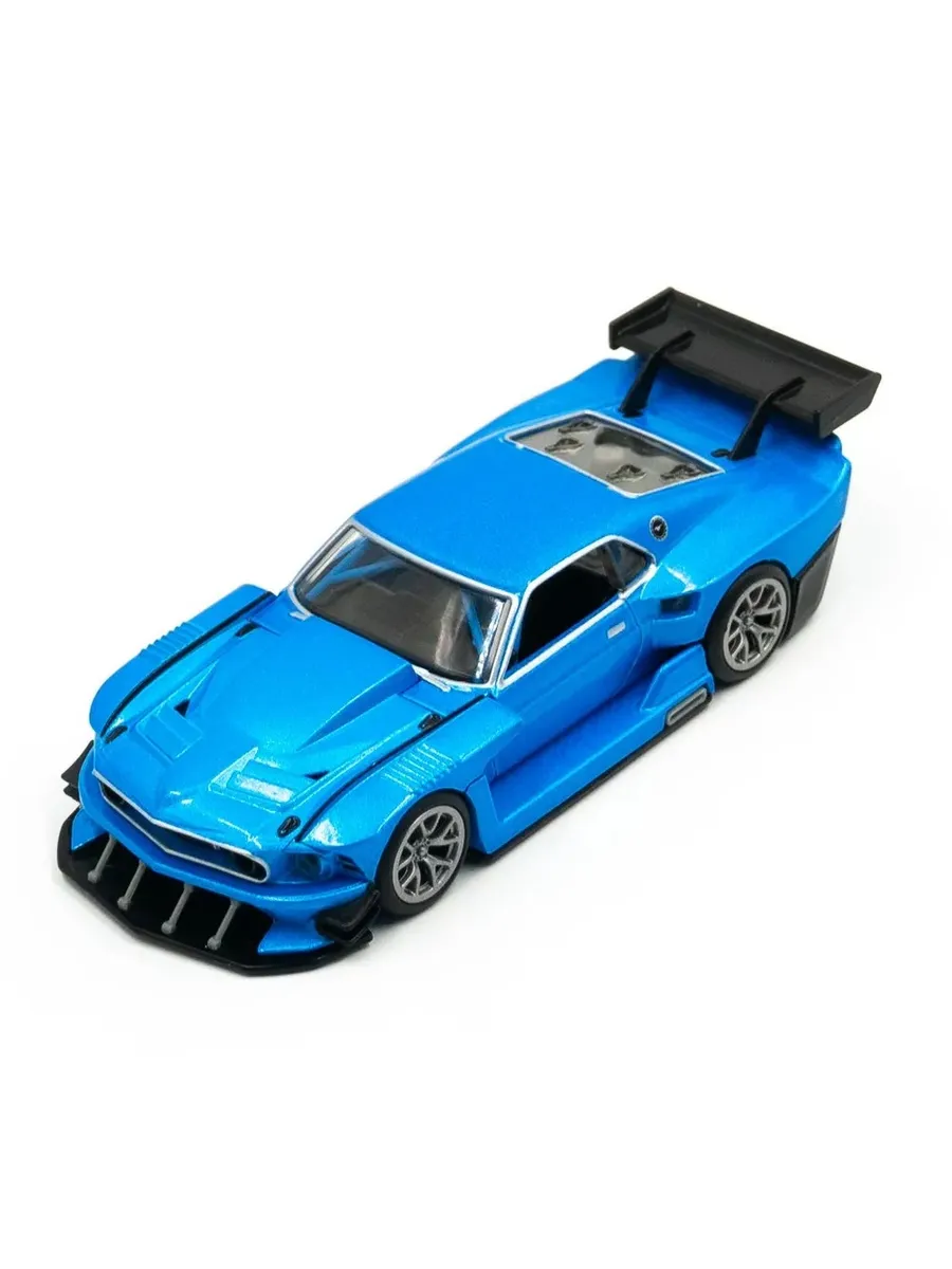 Автомобиль Hot Wheels Ford Premium 69 Modified Mustang 1:43 121394 - фото 3