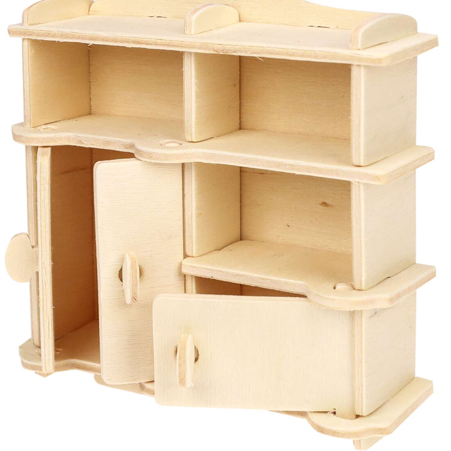 Конструктор Рыжий кот деревянный - фото 5