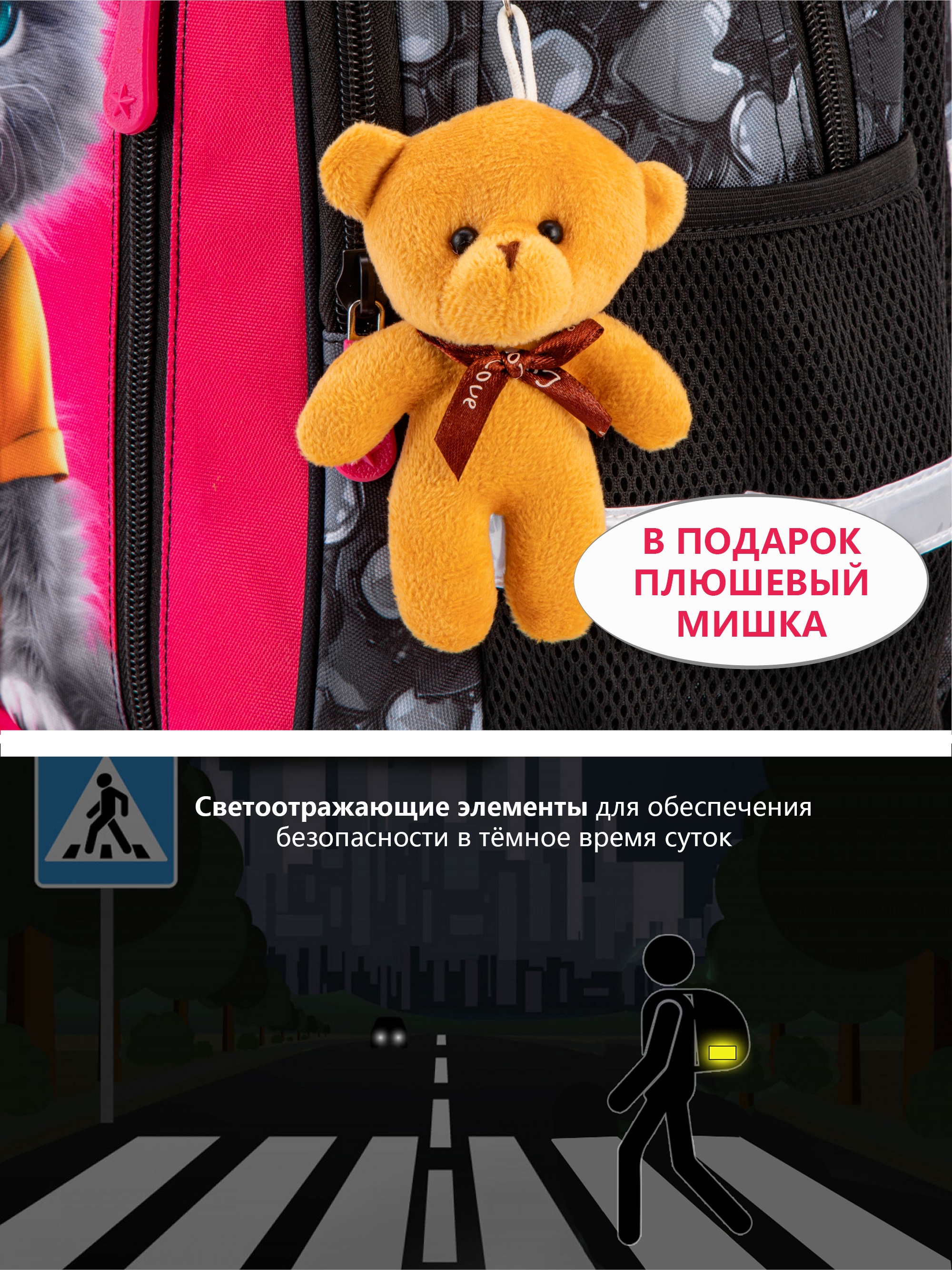 Рюкзак School Standard первокласснику набор 4 в 1 - фото 14