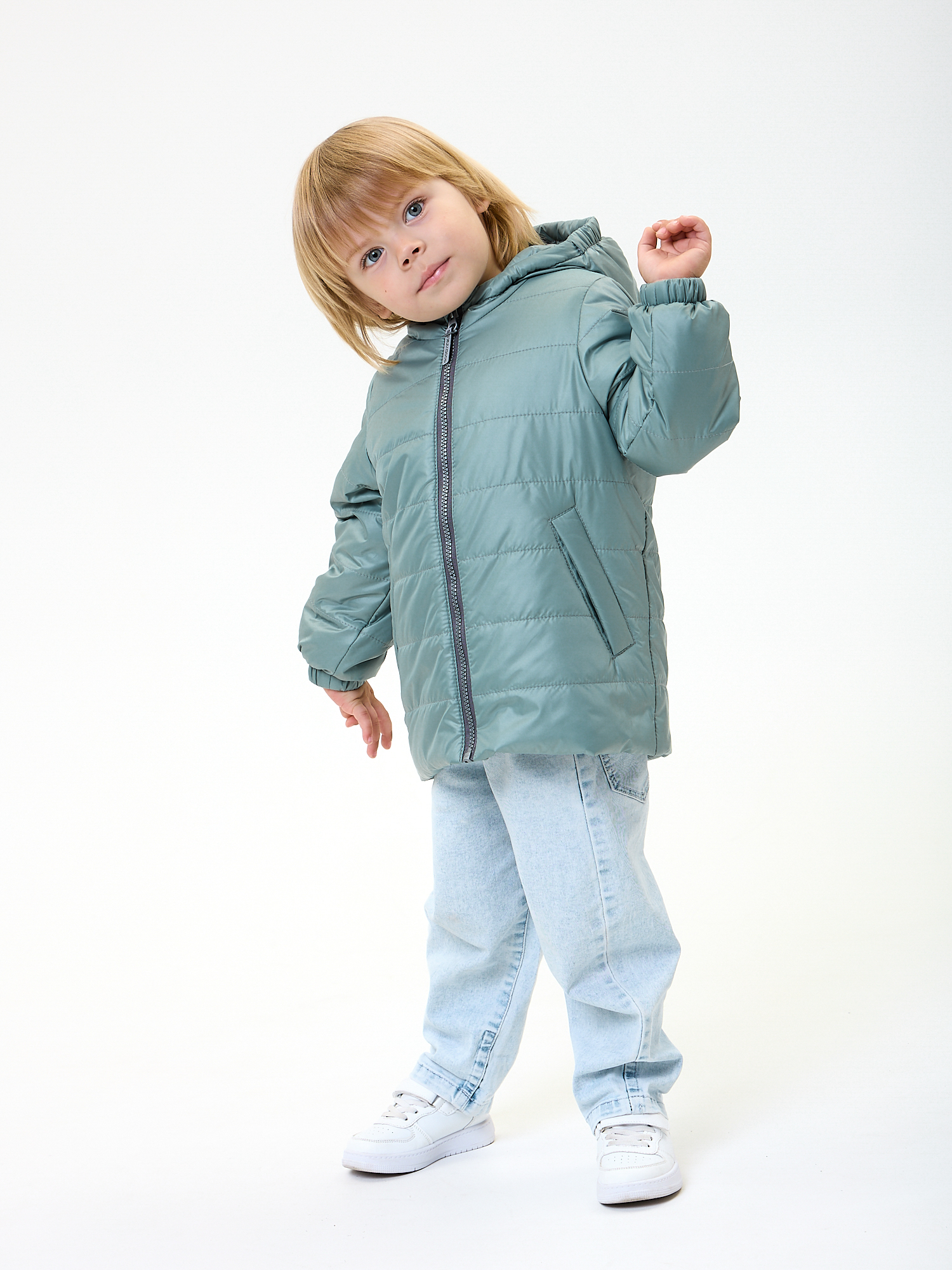 Куртка GooDvinKids К32024-02/шалфей - фото 8