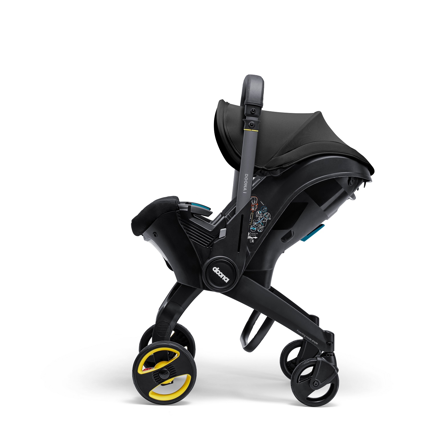 Коляска трансформер Doona i Nitro Black - фото 8