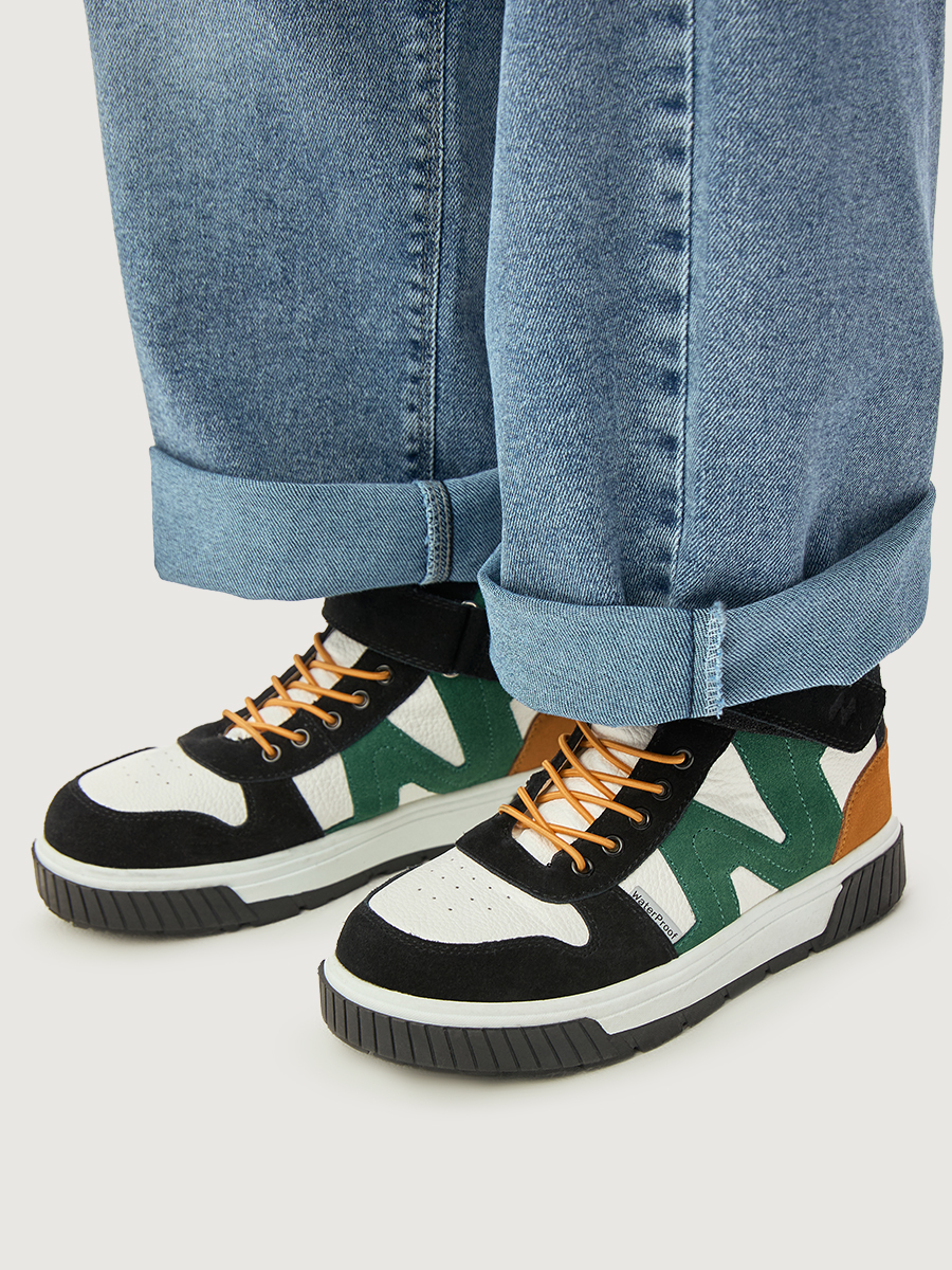 Ботинки NIKASTYLE 16м15325 белый/изумруд - фото 1