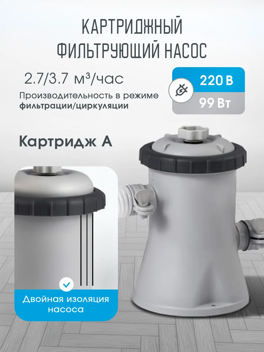 Бассейн Bestway Круглый - фото 5
