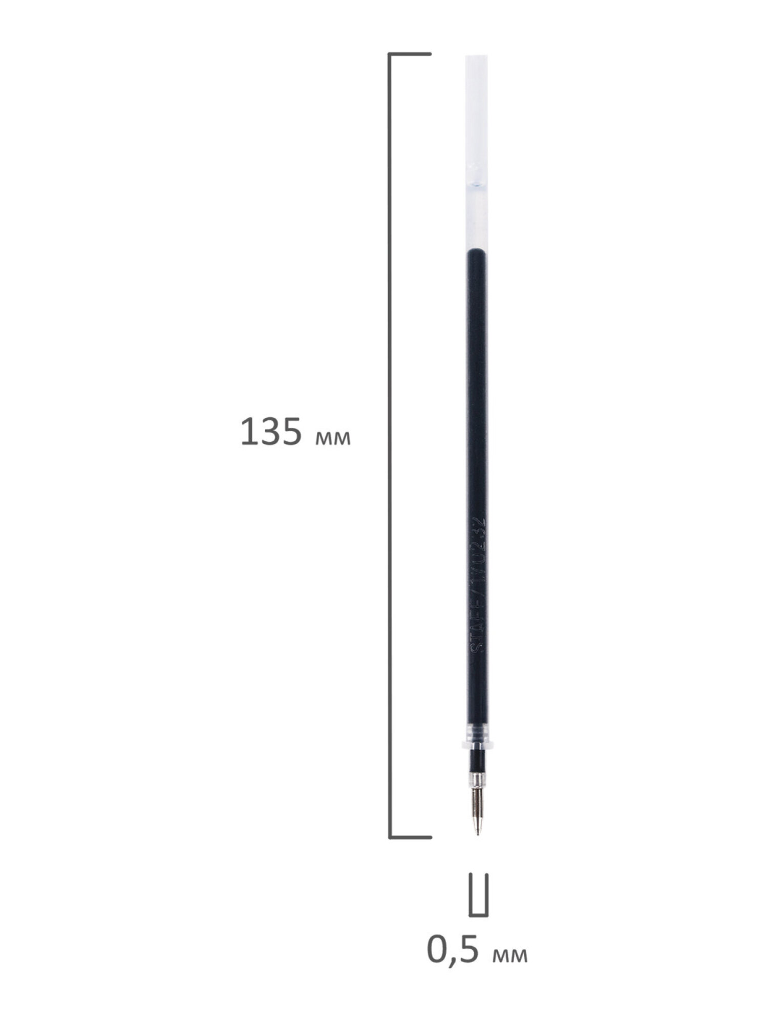 Ручка гелевая Staff 50 шт. - фото 7