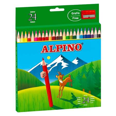 Карандаши цветные ALPINO 24 шт.