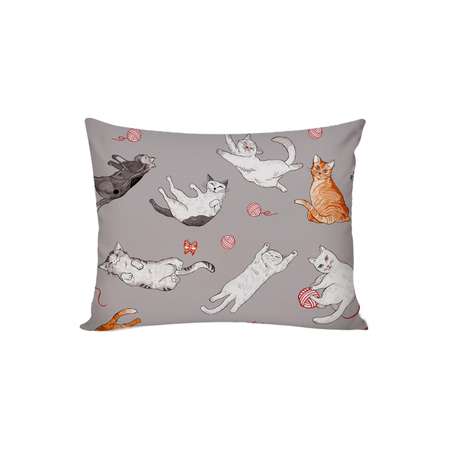 Комплект постельного белья Сказка. Kitties 1.5 спальное хлопок перкаль