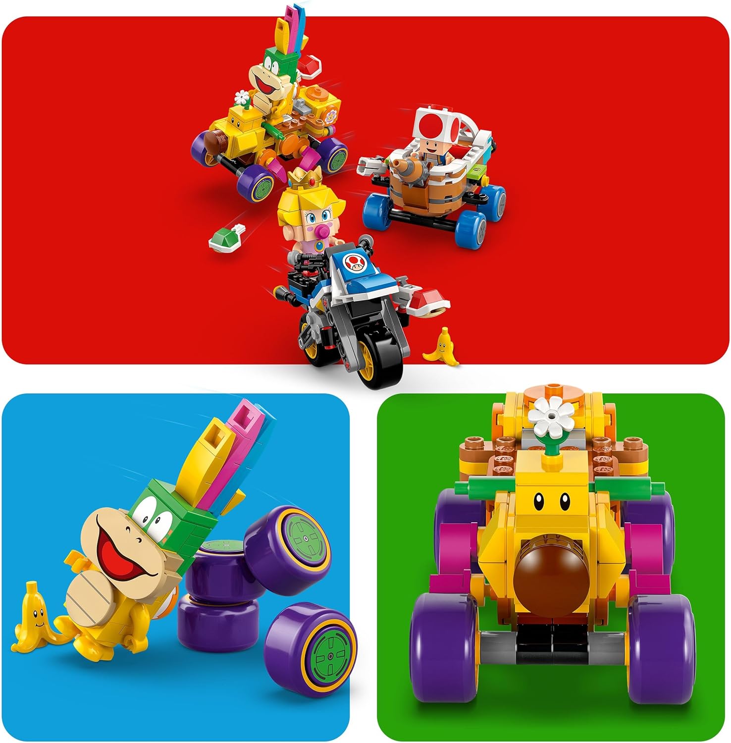 Конструктор LEGO Super Mario Малышка Пич и Гран-При 823 дет. - фото 3
