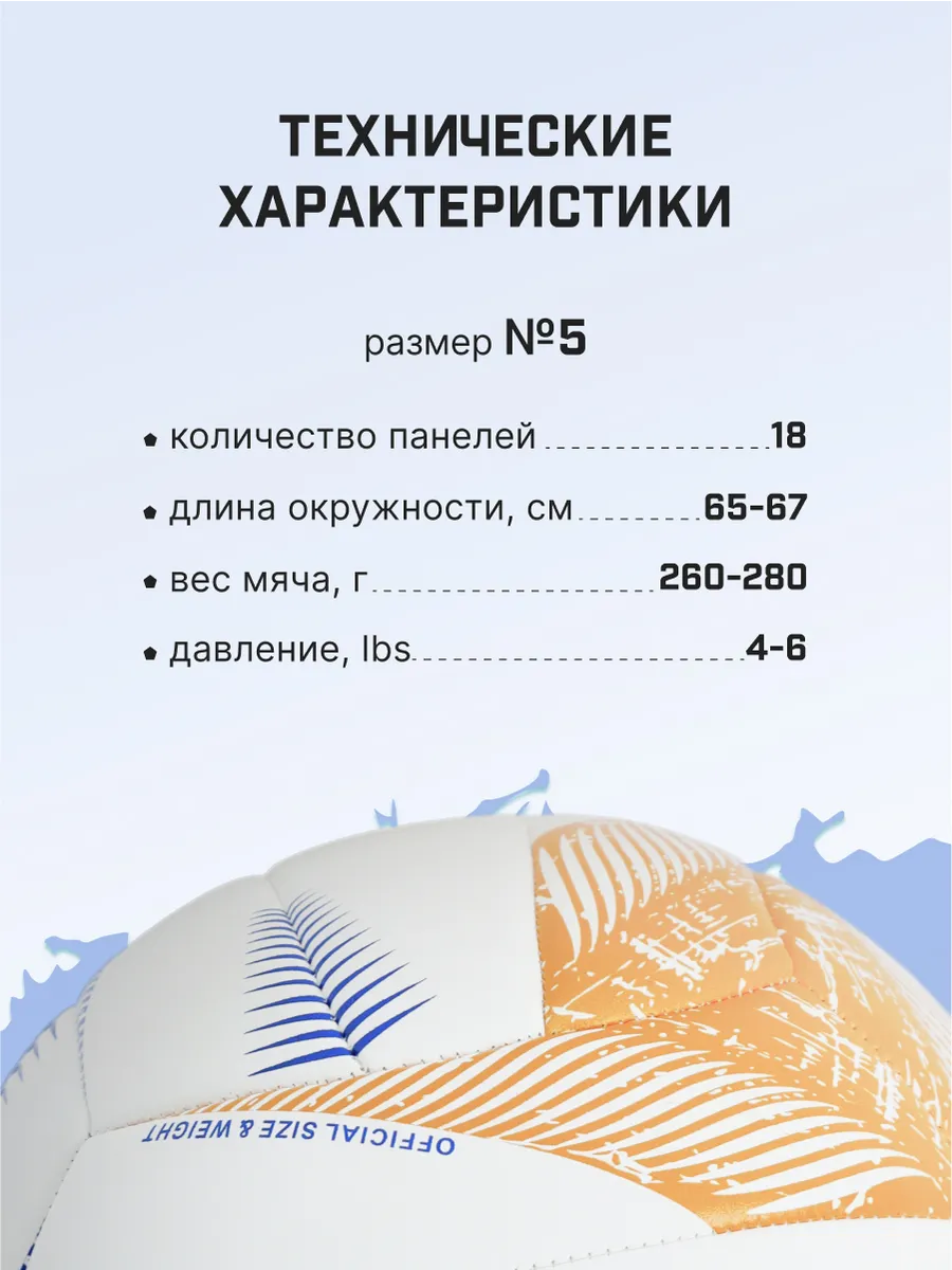 Спортивный мяч FN Swap волейбольный 33.5 см - фото 2