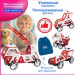 Конструктор МАГНИКОН Пожарная машина магнитный