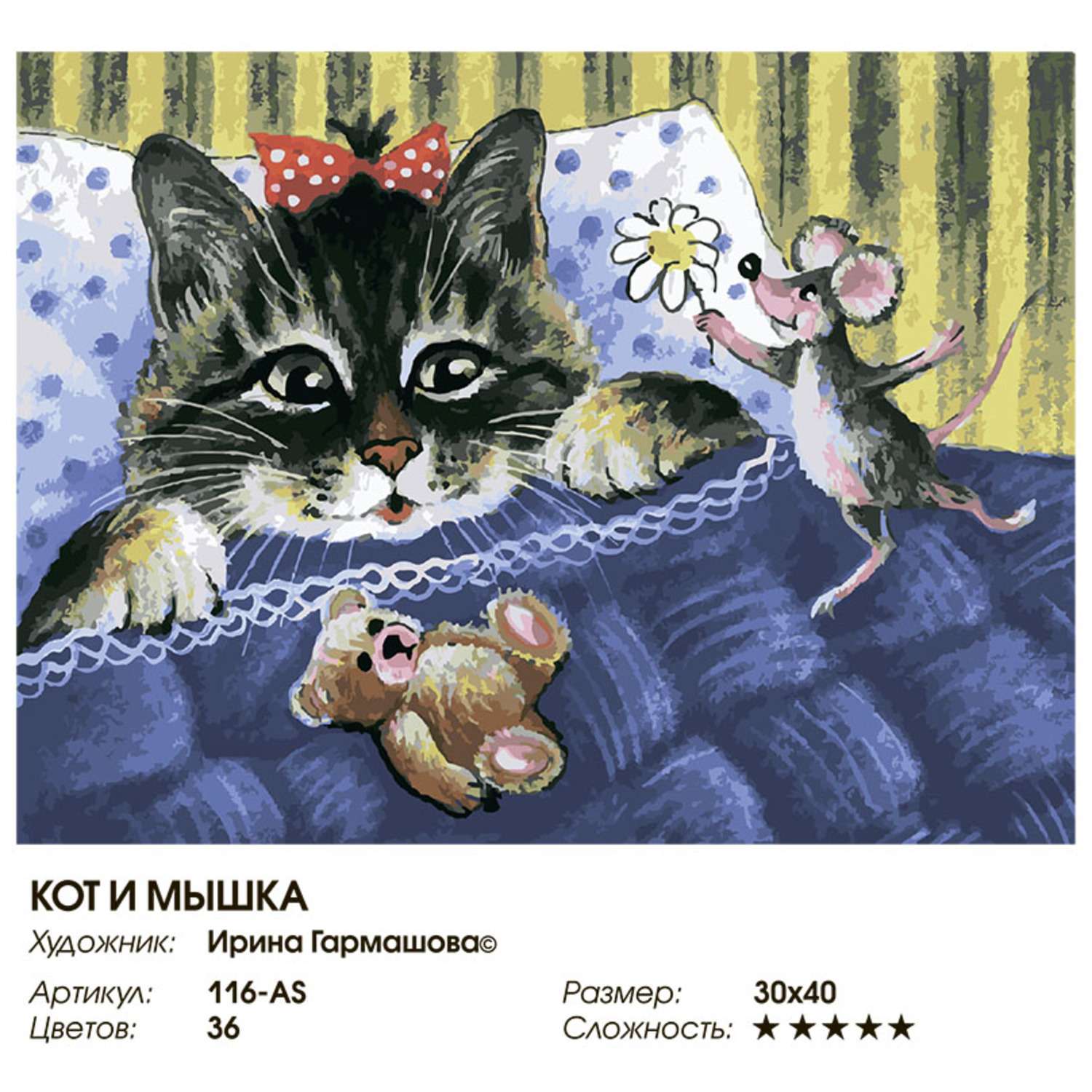 Картина по номерам Белоснежка - фото 7