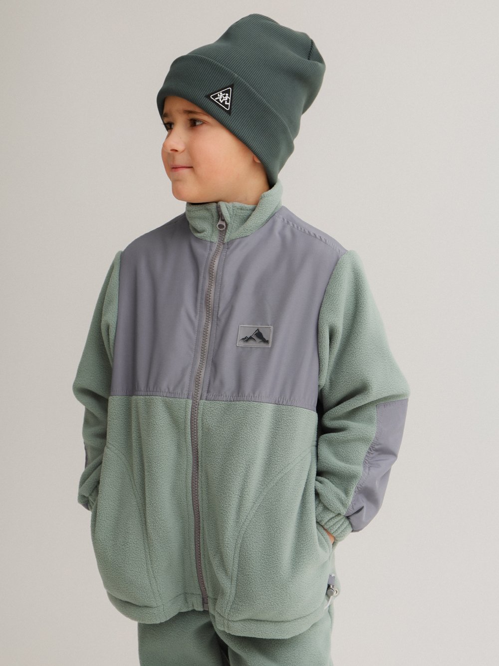 Шапка MINIDINO B-AK-Shp-006-0/1Шапка трикотажная Свечка 2.0 морано - фото 1