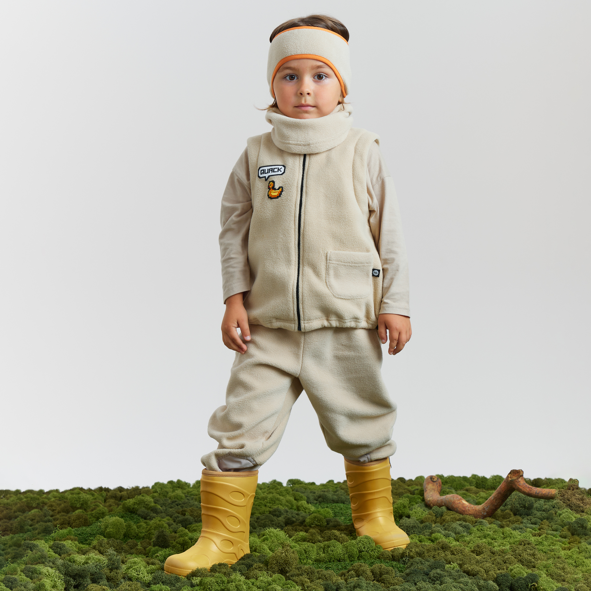 Шарф-снуд Happy Baby 89042_light-beige - фото 8
