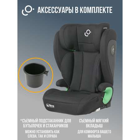 Автокресло SoonSung Isofix 2/3 (15-36 кг) черный