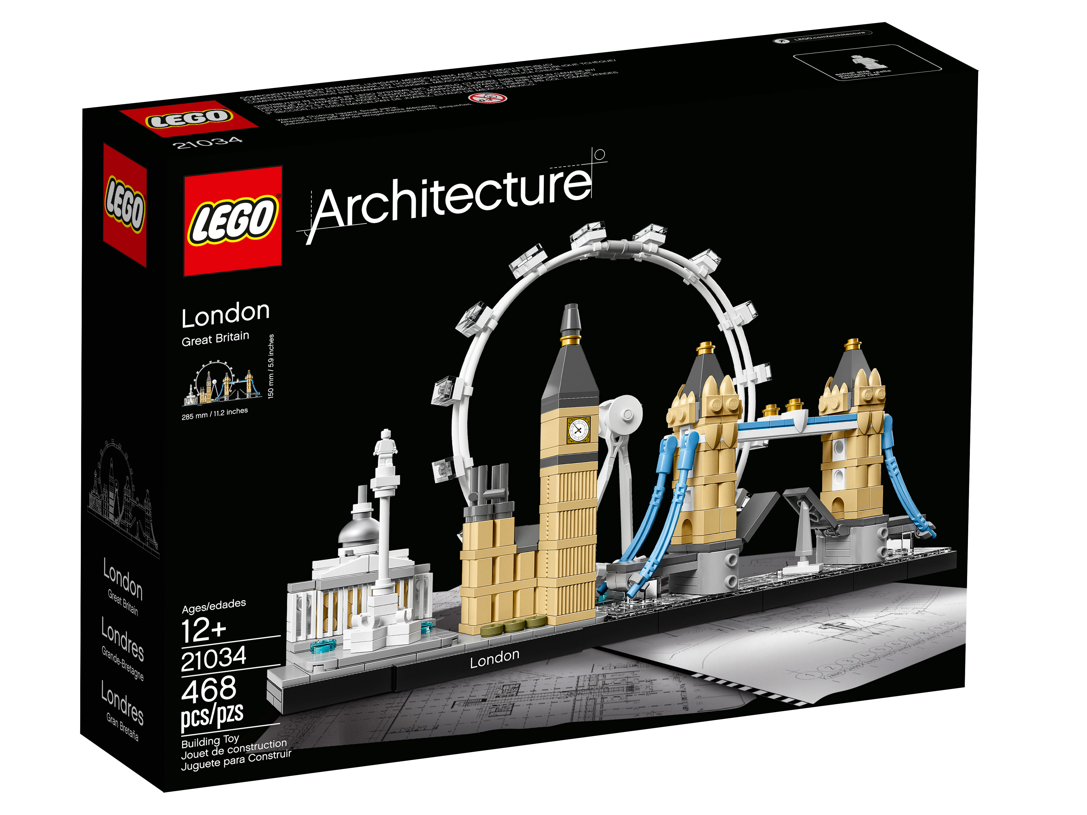 Конструктор LEGO Architecture Лондон 468 дет. - фото 7