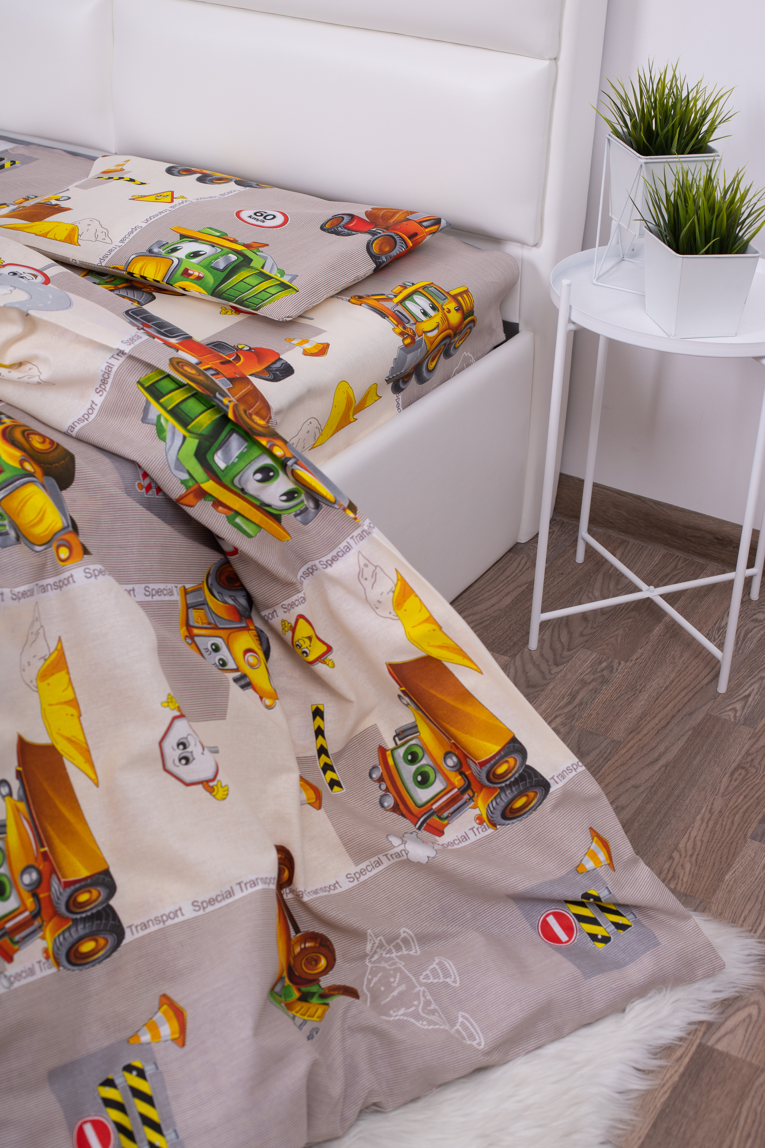 Комплект постельного белья MILANIKA Грузовичок 3 предм. - фото 5
