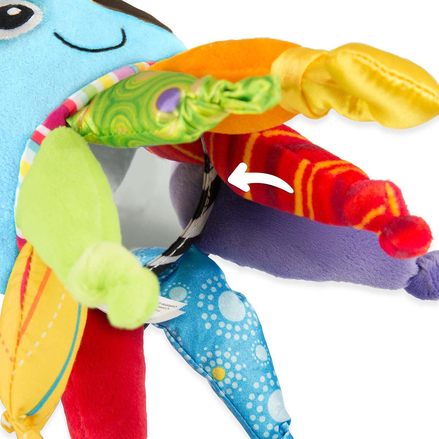 Игрушка Lamaze подвеска Капитан кальмар с подвесом - фото 5